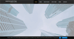 Desktop Screenshot of hope-capital.co.uk